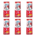 24pc Colgate Toothbrush 360 Advanced Optic White Soft Bristles Dental Care | BIG W