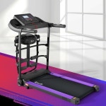 42cm Belt Everfit Electric Treadmill Home Gym Fitness w/ Sit Up Bar | BIG W