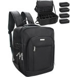 Extra Large Makeup Backpack: Professional Travel Train Case- 3 Layers, 4 Small Bags | BIG W