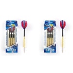 24pc Formula Sports BX180 Premium 18g Brass Barrel Darts Tempered Steel Tip | BIG W