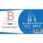 Billionaire Soft Gel Tips Box Nail False Fake Medium Stiletto - 600pcs | BIG W
