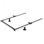 Cruz 2 aluminium extensible roller supports + 60 cm inox roller, 941-192 | BIG W