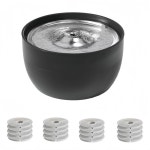 YES4PETS 3L Automatic Electric Pet Water Fountain Dog Cat Stainless Steel Feeder Bowl Dispenser 17x Filters | BIG W