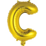 Letter E Gold Foil Air Fill Balloon 35.5cm | BIG W