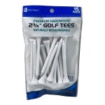 Golf Craft 2 3/4 Wooden White Golf Tees - 15 Pack | BIG W