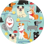 Paper Lunch Plates Dog Party 18cm | BIG W