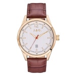 JAG Mens Colo Dial Watch Gold/Brown Leather J2835 | BIG W