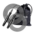 Ozoffer 2x Jumping Speed Cardio Gym Exercise Fitness Skipping Jump Skip bar Rope | BIG W