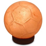12V 12W Soccer Himalayan Pink Salt Lamp Carved Ball Rock Crystal Light Bulb On/Off | BIG W