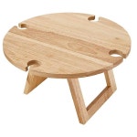Ladelle Tempa Fromagerie Wood Collapsible Picnic Cheese Wine Holder Table/Rack | BIG W