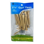 Golf Craft 2 1/8 Wooden Natural Golf Tees -15 pack | BIG W