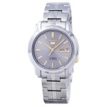 크로노제이에스 | Seiko 5 Automatic Grey Dial Stainless Steel 21 Jewels SNKK67K1 30M Mens Watch | BIG W