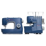 SINGER Making the Cut Combo M3335 Sewing Machine + S0235 Overlocker - Special Edition Blue | BIG W