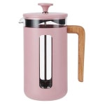 La Cafetiere Pisa 8-Cup 1L Stainless Steel/Glass Coffee French Press Maker Black | BIG W