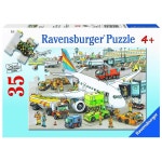 35pc Ravensburger Busy Airport Kids/Childrens Jigsaw Puzzle Play Toy 4+ | BIG W