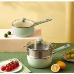 Bear Non-Stick Coating Milk Pot with Steamer CP-G0020 | BIG W