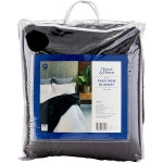 		House & Home Faux Mink Blanket - Black | BIG W House & Home Faux Mink Blanket - Black