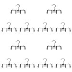 24pc Boxsweden Hangit Metal Accessory Clothes Hanger Organiser 24x18cm Black | BIG W
