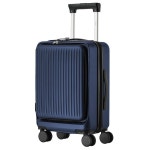Mazam 20 24 Luggage Suitcase Front Opening Carry On TSA Hard Case W/Cup Holder | BIG W