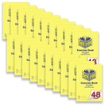 20pc Spirax 205 Exercise Book A4 12mm YR 3&4 QLD 48-Pages 70GSM Notebook Yellow | BIG W
