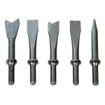 5pc Ampro A1702 Air Chisel Chrome Molybdenum Steel Moly Set For Air Hammers | BIG W