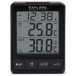 2pc Explore Scientific Indoor Thermo/Hygrometer w/ Mould Alert & Time Display | BIG W
