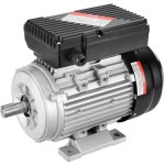 1.5KW Electric Motor 1400 rpm, AC 220~240V 9.85A, 90L, B3 Frame, Air Compressor Motor Single Phase, 24mm Keyed Shaft, CW/CCW... 