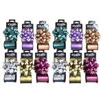 12x Studio Gift Wrapping Metallic Matt Bow & Ribbon Set Assorted Decoration | BIG W
