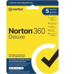 NORTON 360 DELUXE 50GB AU 1 USER 5 DEVICE 12MO GENERIC ENR RSP DVDSLV GUM | BIG W