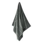 Linen House Velour Stripe Cotton Storm Soft Quick Dry Bath Mat 60x80cm Green | BIG W