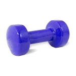 2x Vinyl Dipped Weighted Dumbbell 4kg Home Gym Training Workout Fitness Set | BIG W