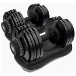 ATIVAFIT 2x 32.5kg Adjustable Dumbbell Set Weights Dumbbells Home Gym Fitness Hand | BIG W
