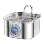 YES4PETS 2L Automatic Electric Pet Water Fountain Dog Cat Stainless Steel Feeder Bowl Dispenser | BIG W