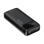 CHOETECH B729 20000mAh Power Bank PD22.5W with Digital Display Black | BIG W