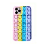 Pop Fidget Toys Push It Bubble Phone Case For iPhone 7 8 Plus X XR 11 12 Pro Max - Rainbow | BIG W