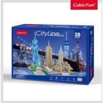 123pc CubicFun City Line New York City 3D Puzzle DIY Kids Interactive Toy 3y+ | BIG W