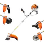 4-STROKE Brush Cutter Whipper Snipper Trimmer Edger Brushcutter Multi Pole Tool | BIG W