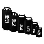 Waterproof Dry Bag Sack Fishing Camping Canoeing Outdoor Sport 2/5/10/15/20/30 L Black | BIG W