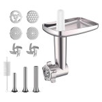 Kitchee Slicer Shredder Grater 3 Attachments - Compatible with KitchenAid Mixer | BIG W