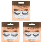 3x Eylure London Most Wanted Lashes w/ Glue Set I Love This Silk Effect Fibres | BIG W