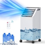 Advwin 4L Evaporative Air Cooler 3 in1 Portable Air Cooler Air Conditioner Fan 3 Speeds w/Remote w/4 Ice Box | BIG W