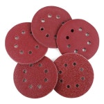 125mm 5 Sanding Discs Pads 60-3000 Grit Orbital Sander 8 Hole Sandpaper | BIG W