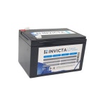 Invicta 12V 12Ah Lithium Battery with 4 Series Functionality | BIG W