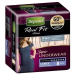 Depend Real Fit Underwear Super Women Large 8 Pack | BIG W