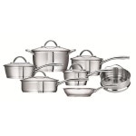 7Pc Tramontina Professional Cookware Stainless Steel Set Kitchen Frying Pan Pot | BIG W