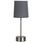 Mantel ON-OFF Touch Lamp White Shade | BIG W