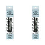 24pc Winsor & Newton Willow Charcoal Thin Sticks Art/Craft Drawing/Sketching | BIG W