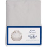 House & Home Bean Bag Cover - Microchip Silver | BIG W