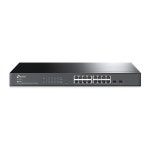 TP-Link TL-SG2218 JetStream 16-Port Gigabit Smart Switch with 2 SFP Slots, Support Omada SDN, L2/L3/L4 QoS, Static Routing,Rack... 