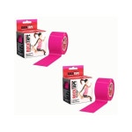 2PK Rocktape Standard Training Muscle Secure Adhesive Kinesiology Tape Pink | BIG W